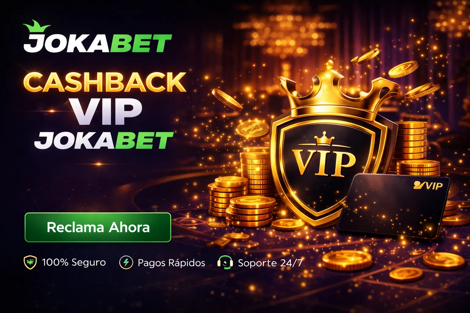 Cashback VIP Jokabet semanal con wagering bajo